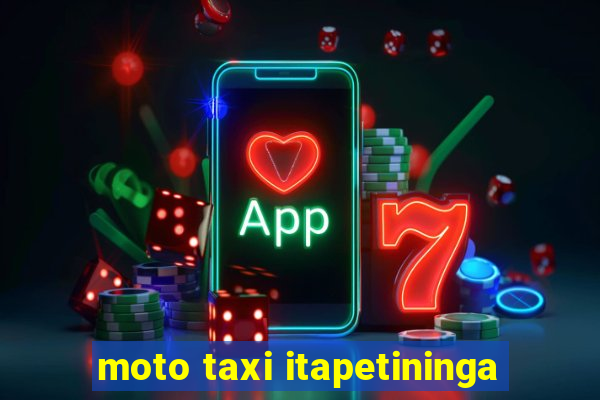 moto taxi itapetininga